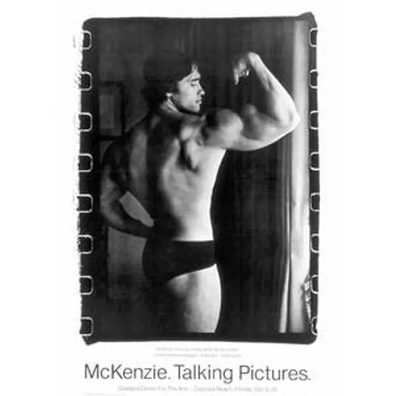 Arnold Schwarzenegger "Bicep Flex" Vintage Poster - Bruce Teleky 1980