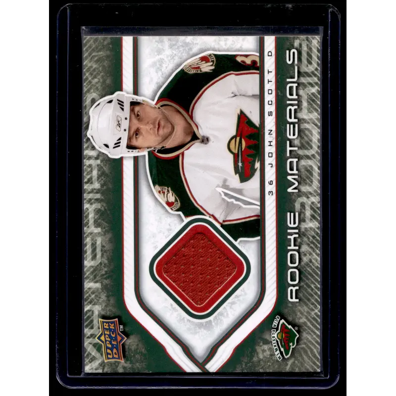 2009-10 Upper Deck - Rookie Materials - John Scott #RM-JS RY