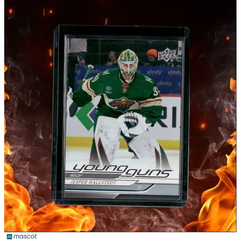 2024-25 Upper Deck Jesper Wallstedt Young Guns Rookie #202