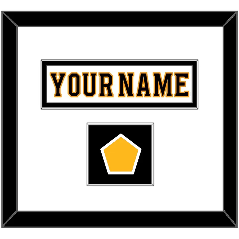 Boston Nameplate & Jersey Logo Patch - Road White - Single Mat 1