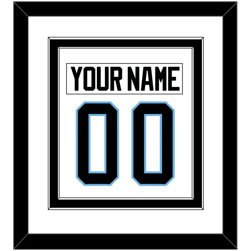 Utah Nameplate & Number (Back) Combined - Road White - Double Mat 2