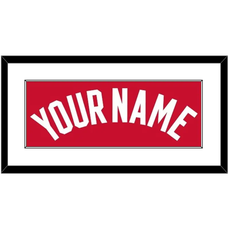 Atlanta Name - Red Icon - Single Mat 1