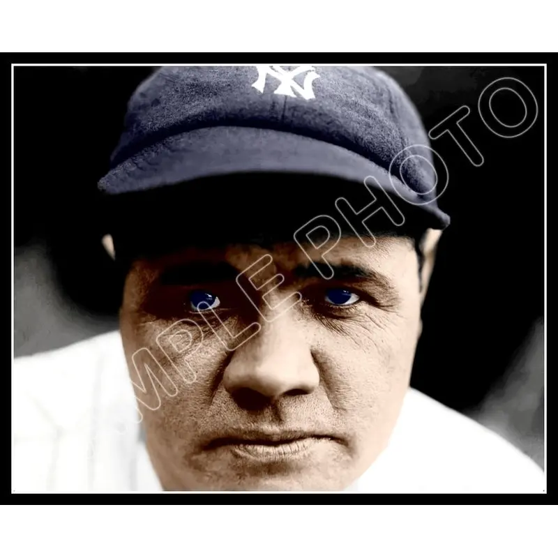 Babe Ruth Colorized 8X10 Photo - 1927 New York Yankees - 717
