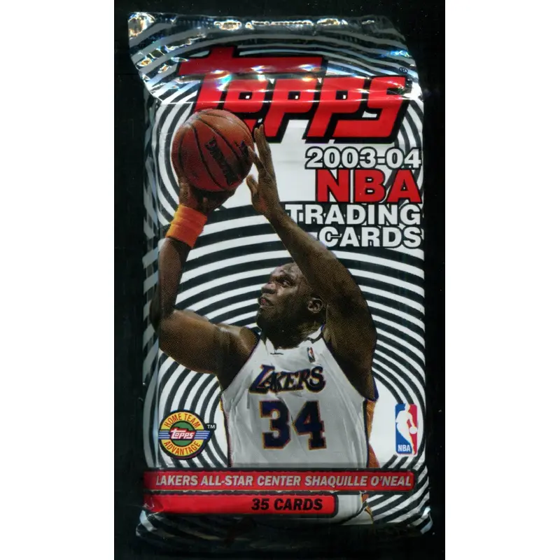 2003/04 Topps Basketball Unopened Jumbo Pack (HTA) (35 Cards)