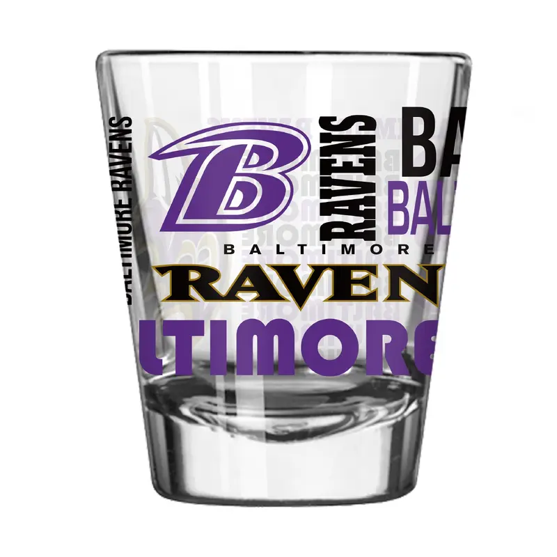 Baltimore Ravens 2oz Spirit Shot Glass