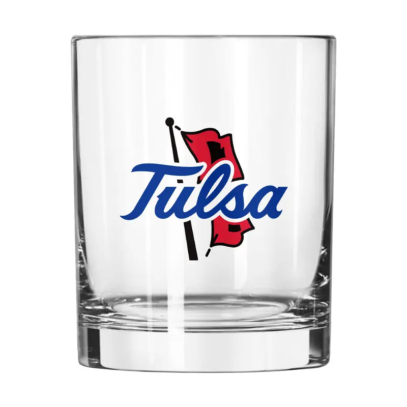 Tulsa 14oz Gameday Rocks Glass