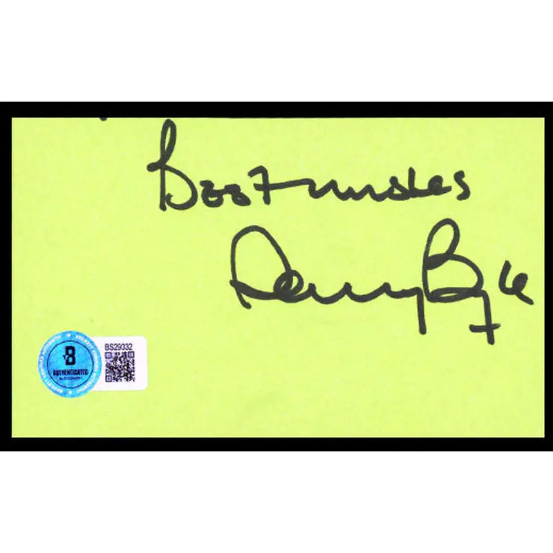 Danny Boyle Steve Jobs "Best Wishes" Authentic Signed Cut Signature BAS #BS29332