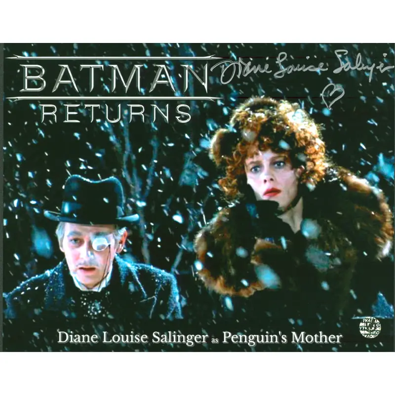 Diane Louise Salinger Batman Returns Signed 8x10 Photo Wizard World #019745