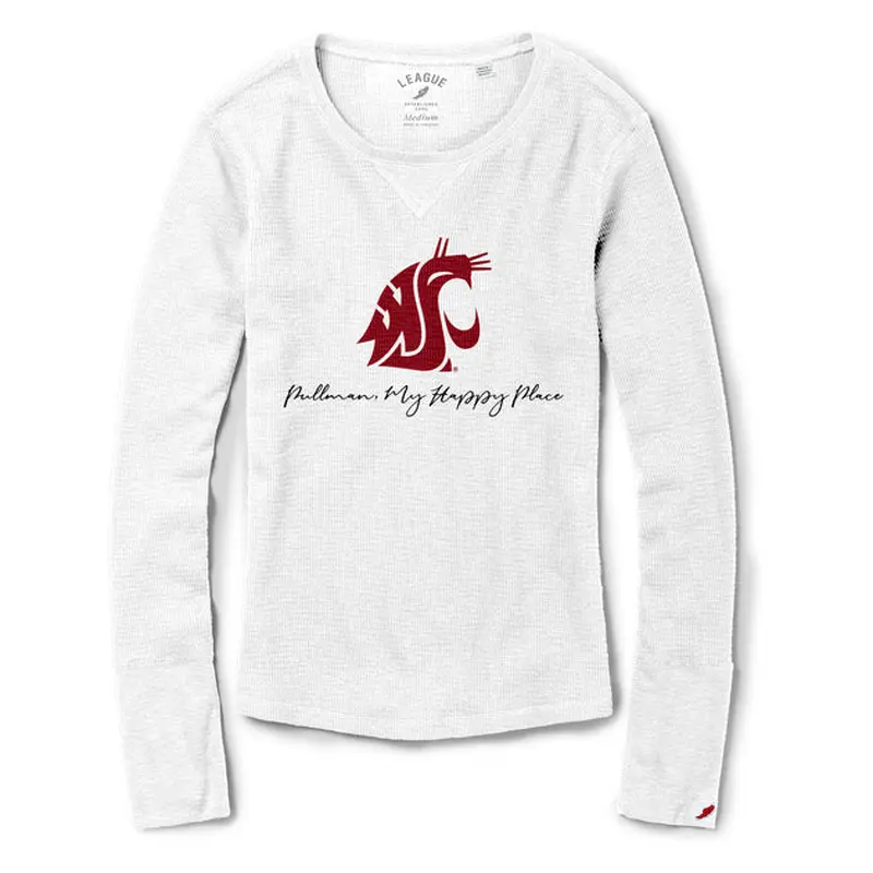 League Pullman My Happy Place White Thermal