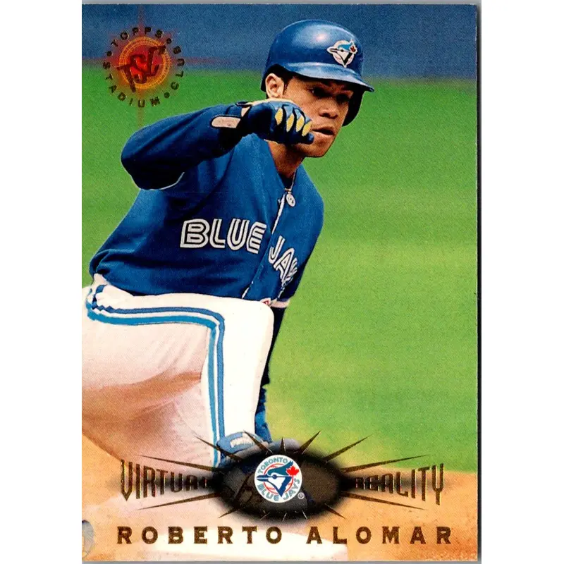 1995 Stadium Club Virtual Reality Roberto Alomar #43