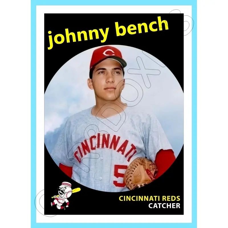 Johnny Bench 1959 Topps Custom Card - 4154