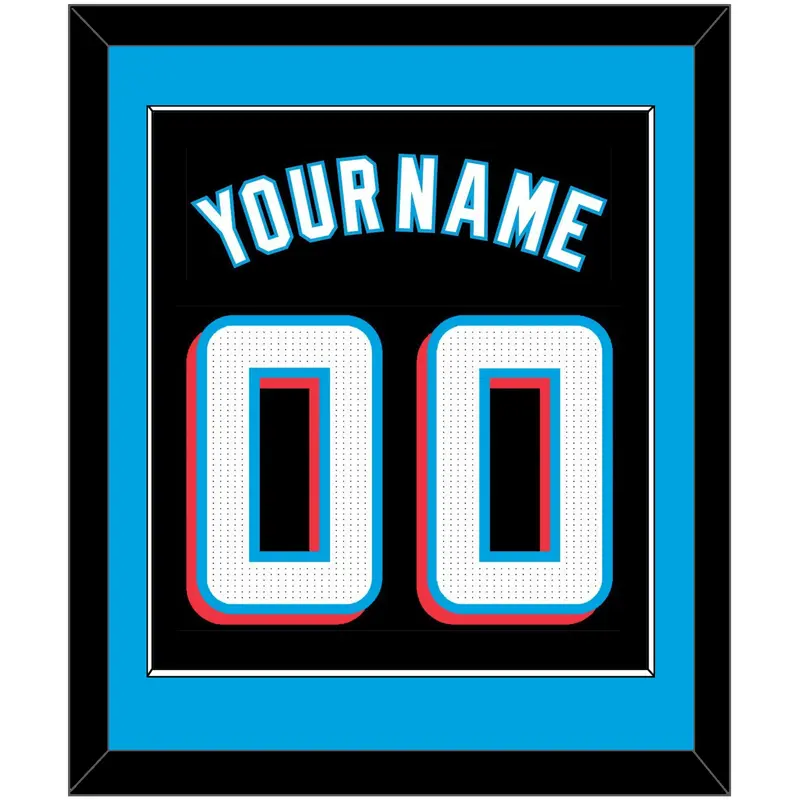 Miami Name & Number - Alternate Black - Single Mat 2