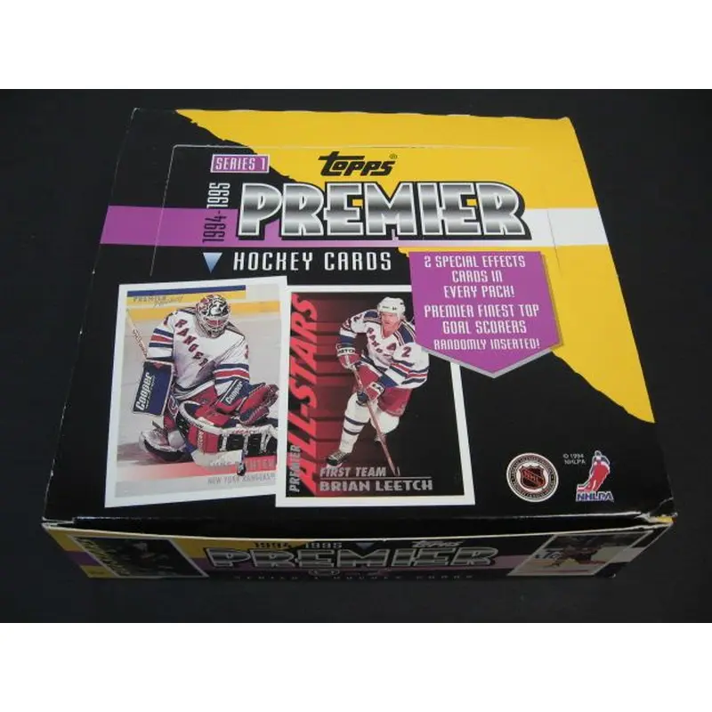1994/95 Topps Premier Hockey Series 1 Jumbo Box