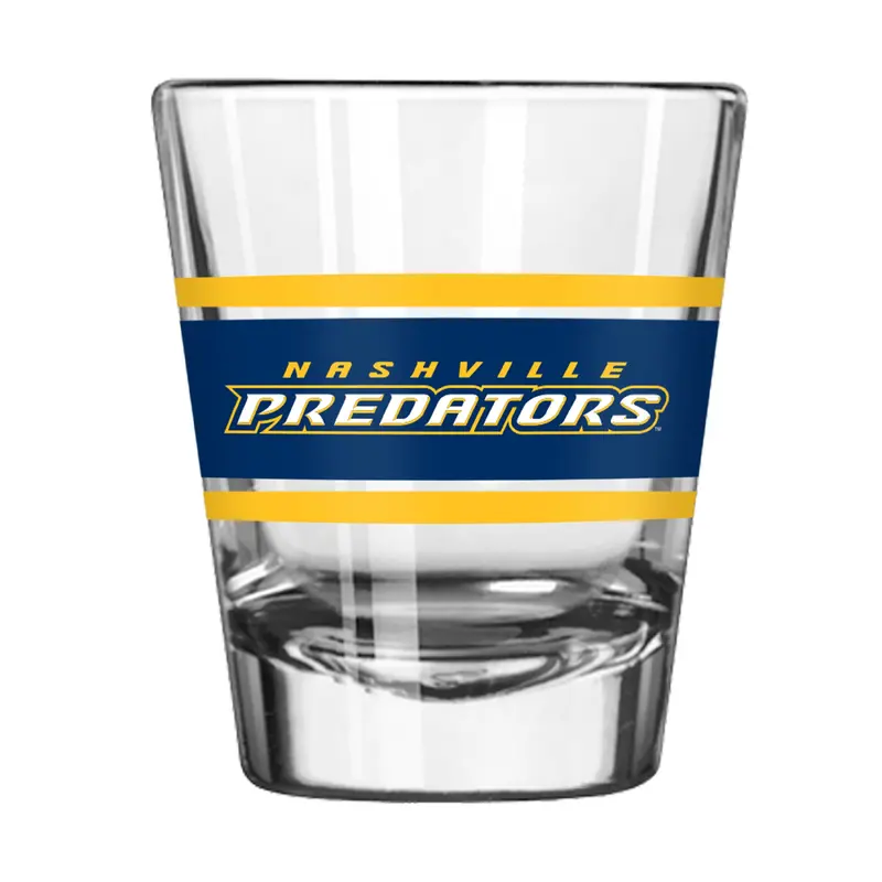 Nashville Predators 2oz Stripe Shot Glass
