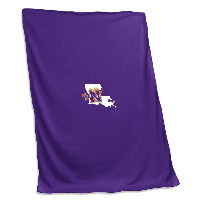Northwestern State Screened Sweatshirt Blanket
