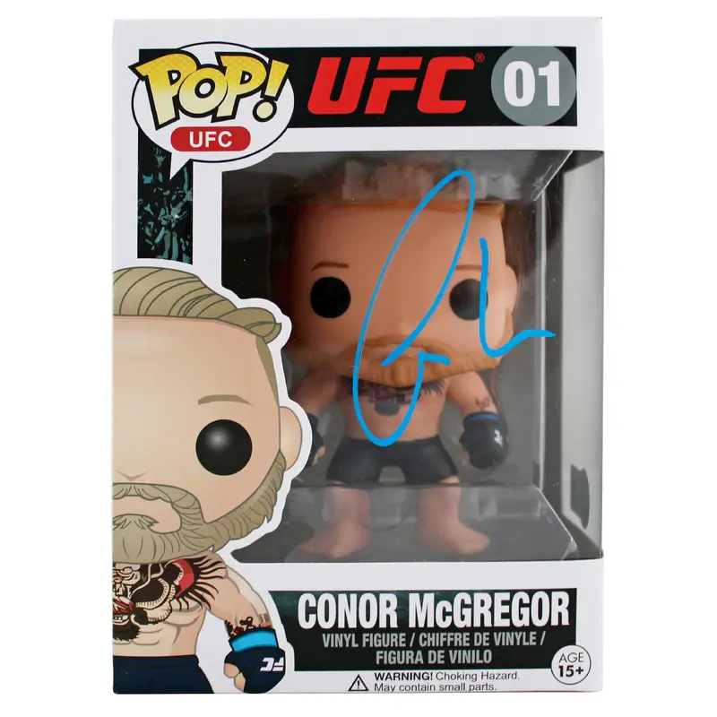 Conor McGregor Authentic Signed UFC #01 Funko Pop Vinyl Figure Autographed BAS