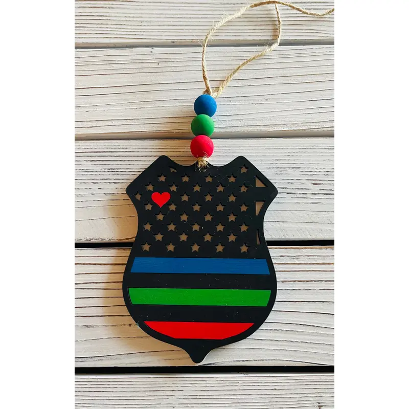 First Responder Bag Tag- Police, Military, Fire