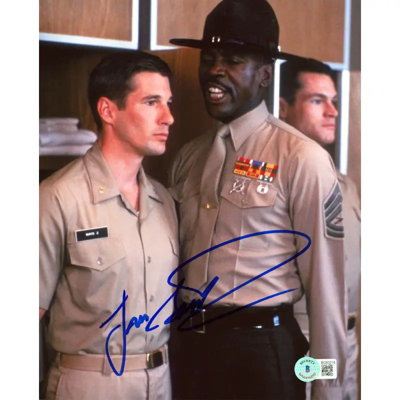 Louis Gossett Jr. An Officer and a Gentleman Signed 8x10 Photo BAS #BG83215
