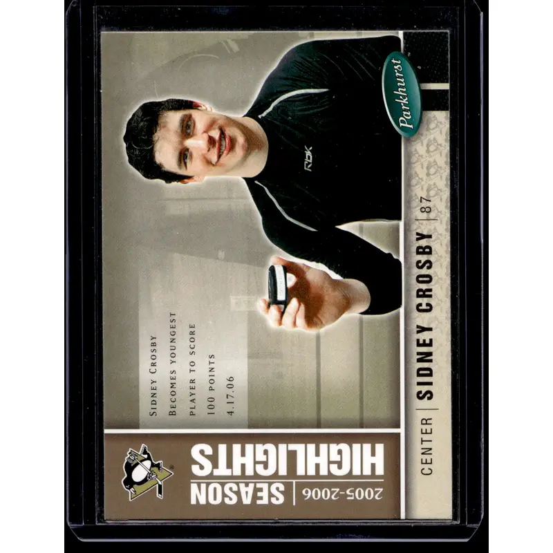 2005-06 Parkhurst -  Season Highlights - Sidney Crosby #586 RY