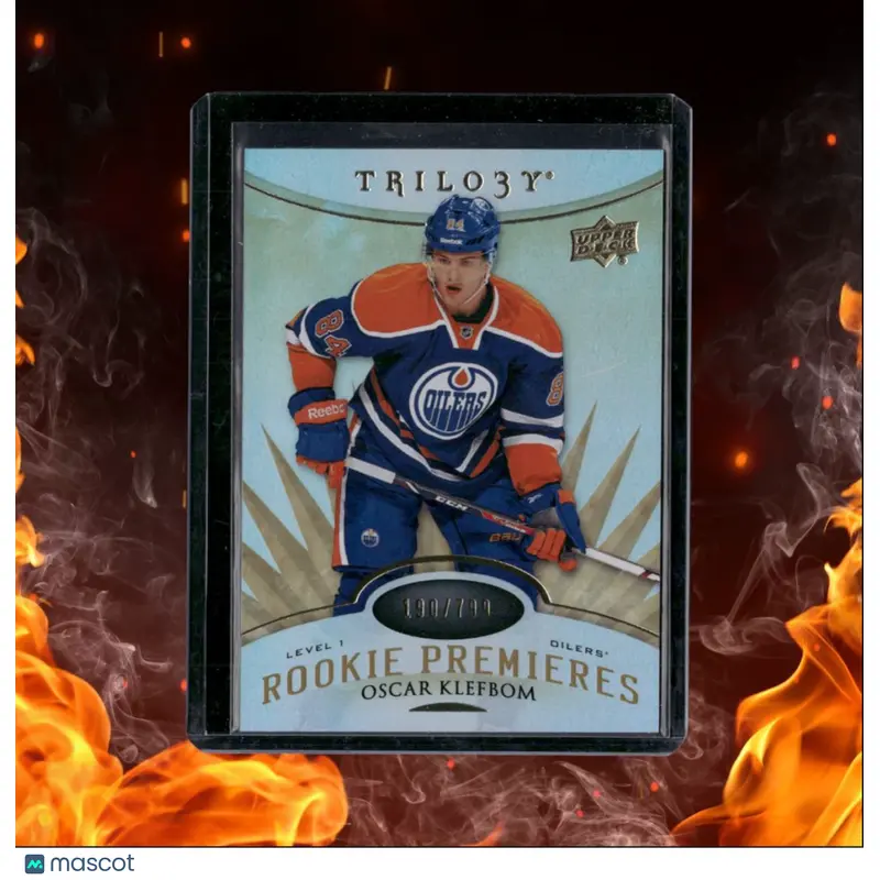 2014-15 Upper Deck Trilogy Oscar Klefbom Premieres Rookie 190/799 #101