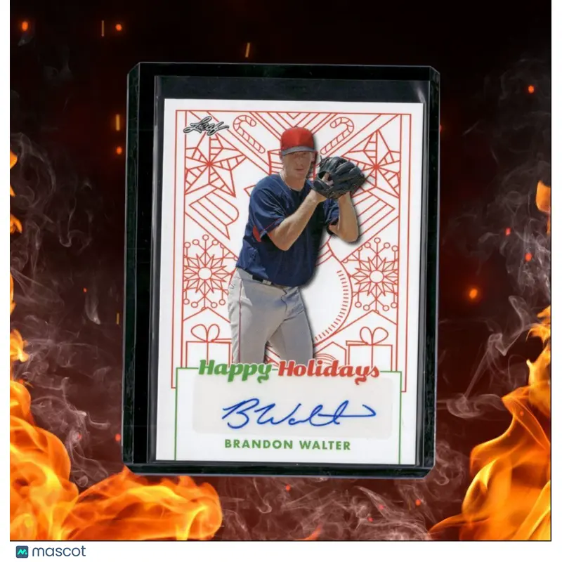 2023 Leaf Signature Series Brandon Walter Happy Holidays Auto #BA-BW1