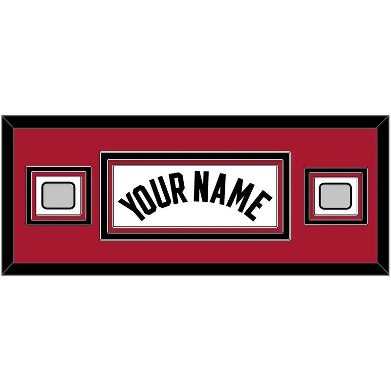 Miami Name & 2 Finals Patches - Home White (1999-2008) - Triple Mat 4