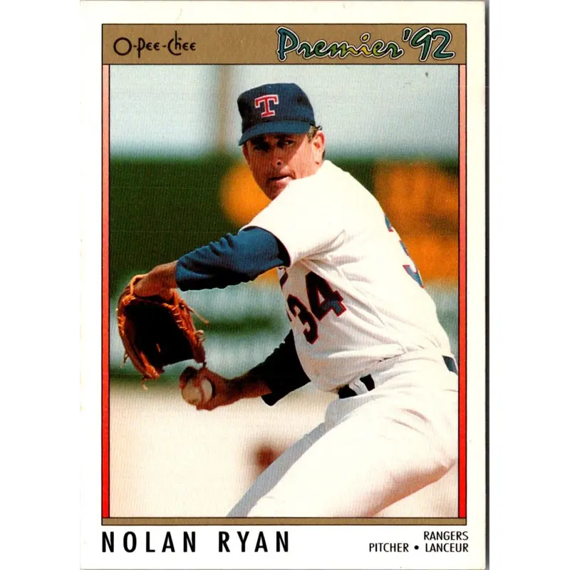 1992 O-Pee-Chee Premier Nolan Ryan #81