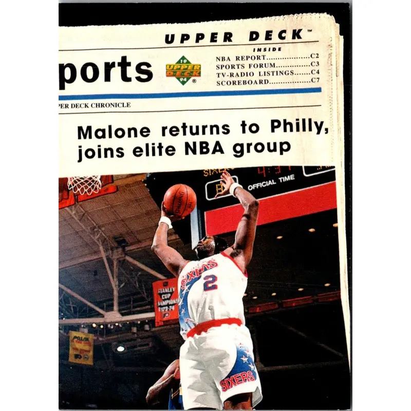 1993 Upper Deck Special Edition Moses Malone #218