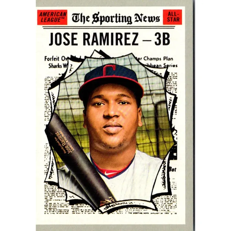 2019 Topps Heritage Jose Ramirez #355