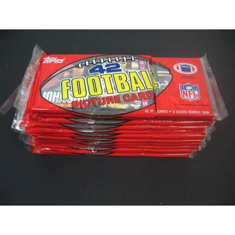1985 Topps Football Unopened Grocery Rack Pack (Lot of 12) (BBCE)