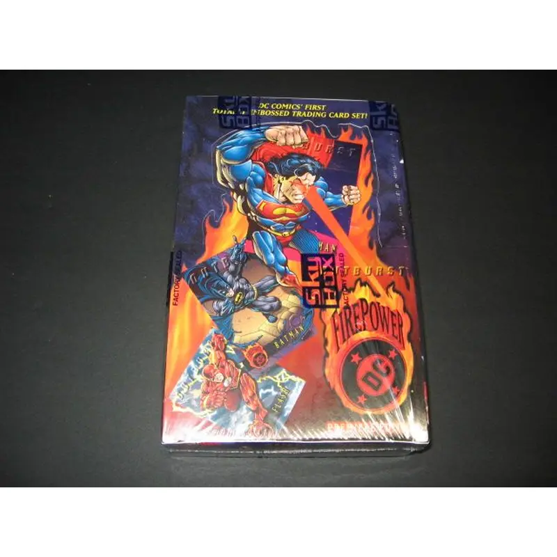 1996 Skybox Outburst DC Firepower Embossed Box