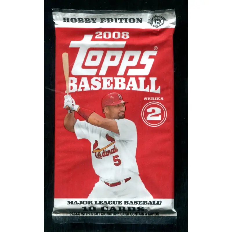 2008 Topps Baseball Unopened Series 2 Pack (Hobby)
