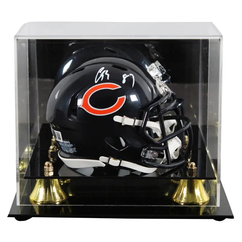 Bears Luther Burden III Authentic Signed Speed Mini Helmet W/ Case BAS Witnessed