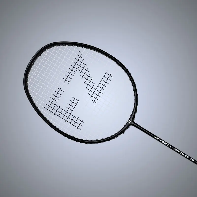 IMPULSE 10 Strung Badminton Racket ( Black)-3U/G5 Fz Forza | Kibi Sports