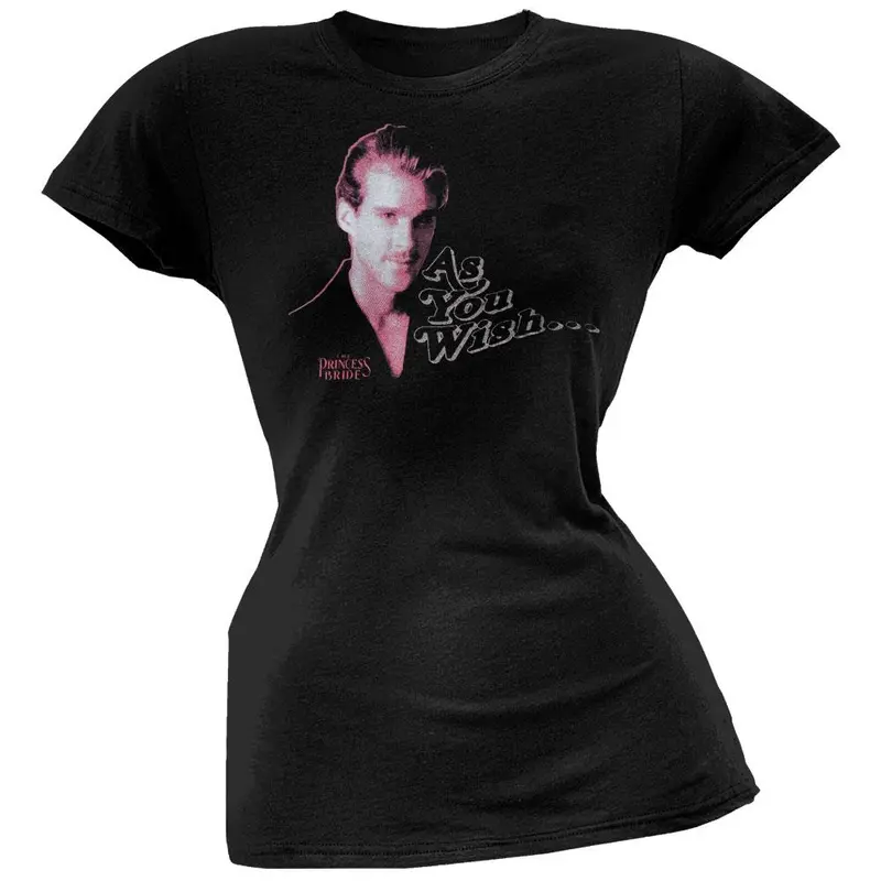The Princess Bride - As You Wish Juniors T-Shirt