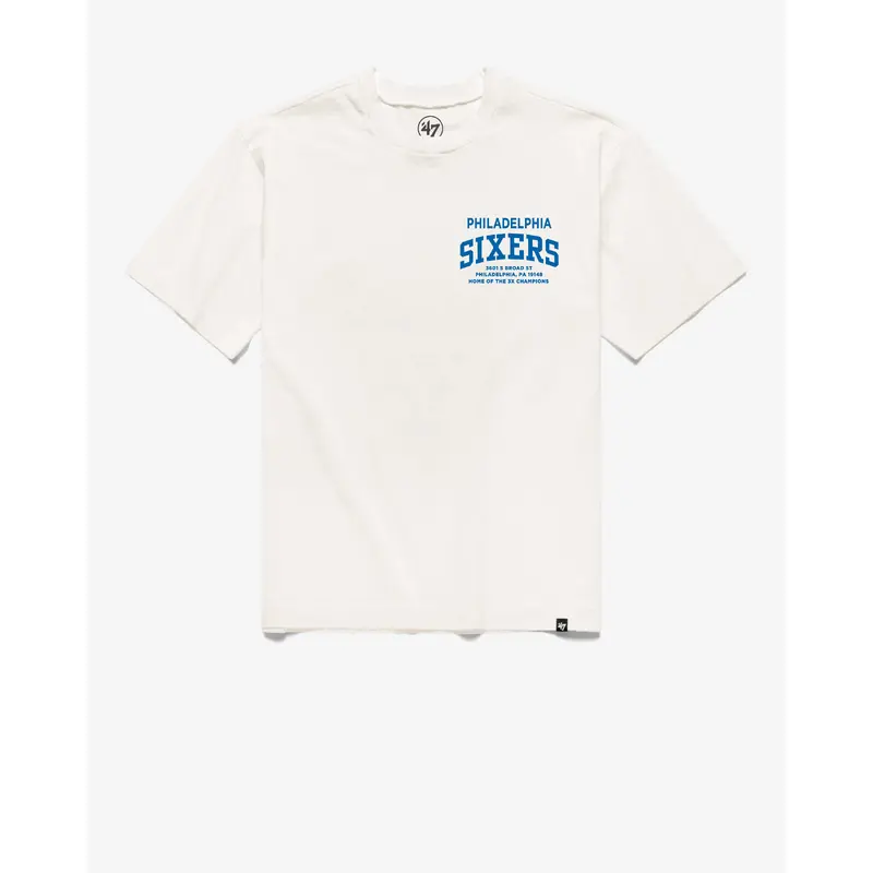 PHILADELPHIA 76ERS CHAMPIONS SHOPHOUSE '47 FOUNDATION TEE