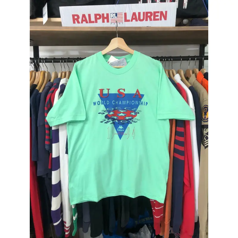 Vintage Deadstock 1994 Kappa USA World Championship Tee Size Medium