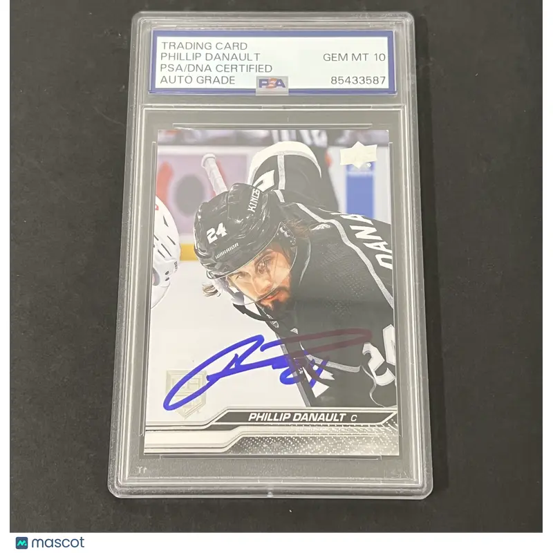 2023 Series 2 Hockey #330 Phillip Danault signed card PSA Auto 10 Kings