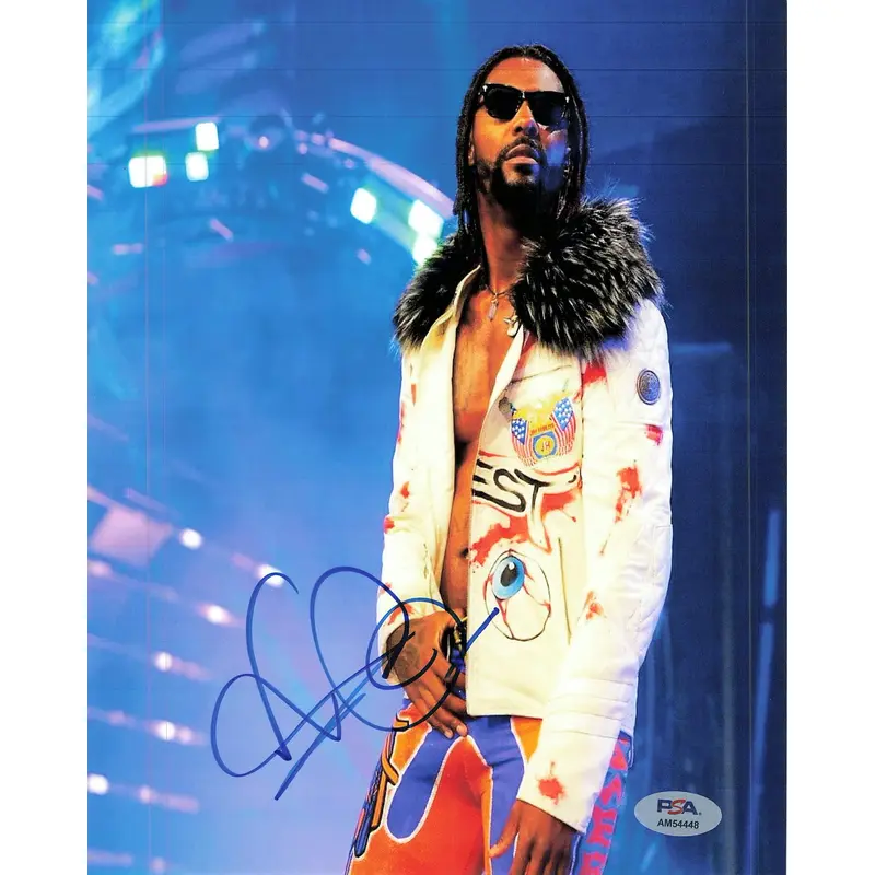 SWERVE STRICKLAND signed 8x10 photo PSA/DNA AEW Autographed Wrestling