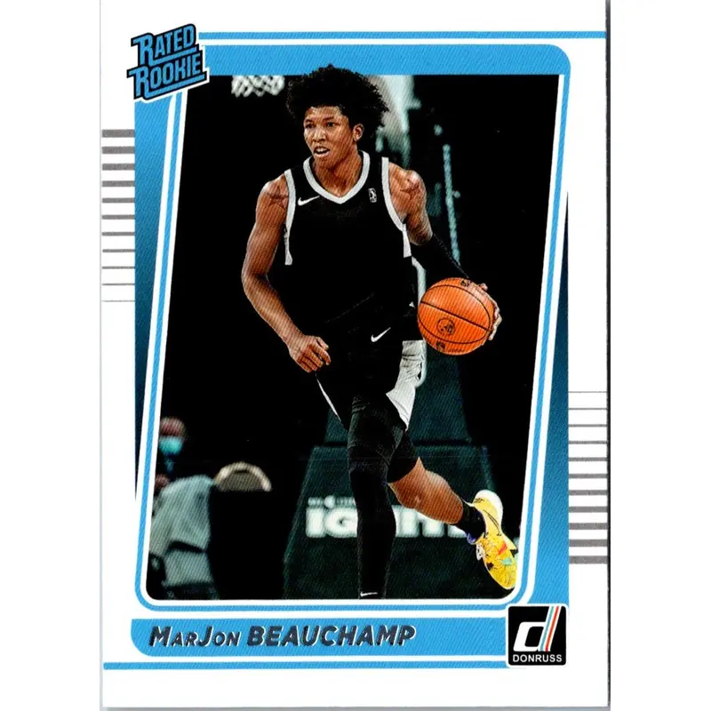 2022 Panini Chronicles Draft Picks Donruss Optic Rated Rookie MarJon Beauchamp #19