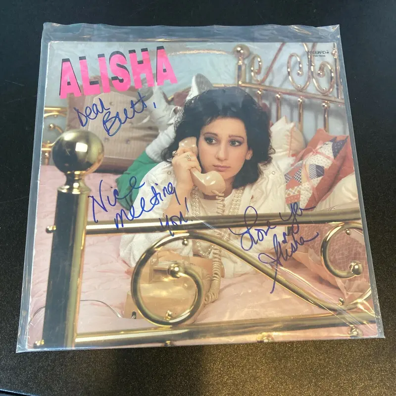 Alisha Ann Itkin Signed Autographed Vintage LP Record