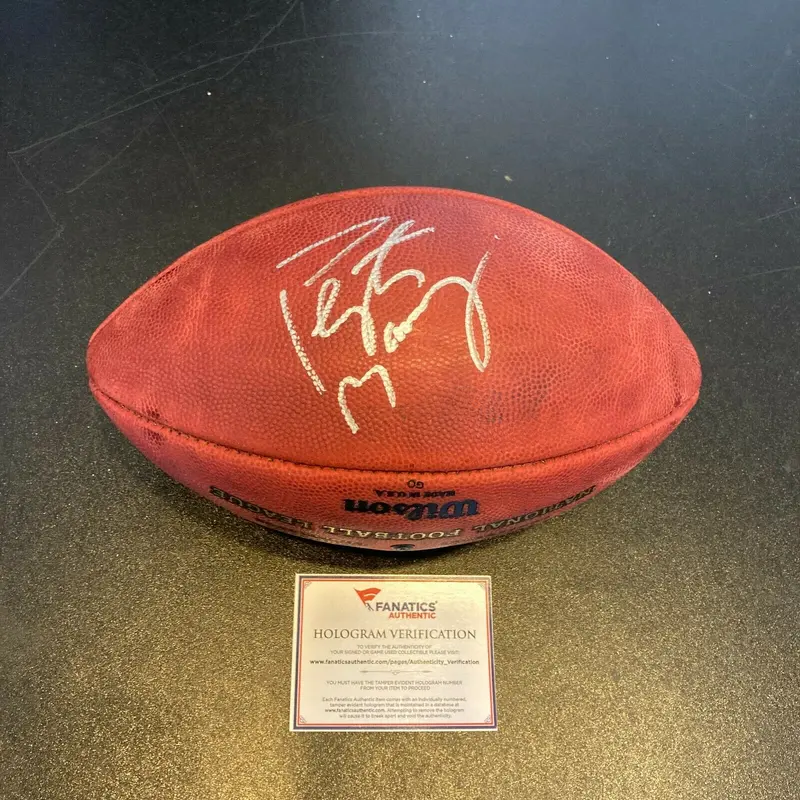 Peyton Manning Signed Autographed Official Wilson NFL Game Football Fanatics COA
