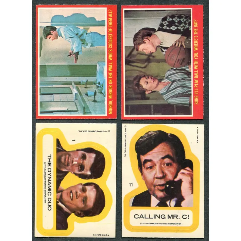 1976 OPC O-Pee-Chee Happy Days Complete Series 1 Set (w/ stickers) (44/11) EX/MT NM