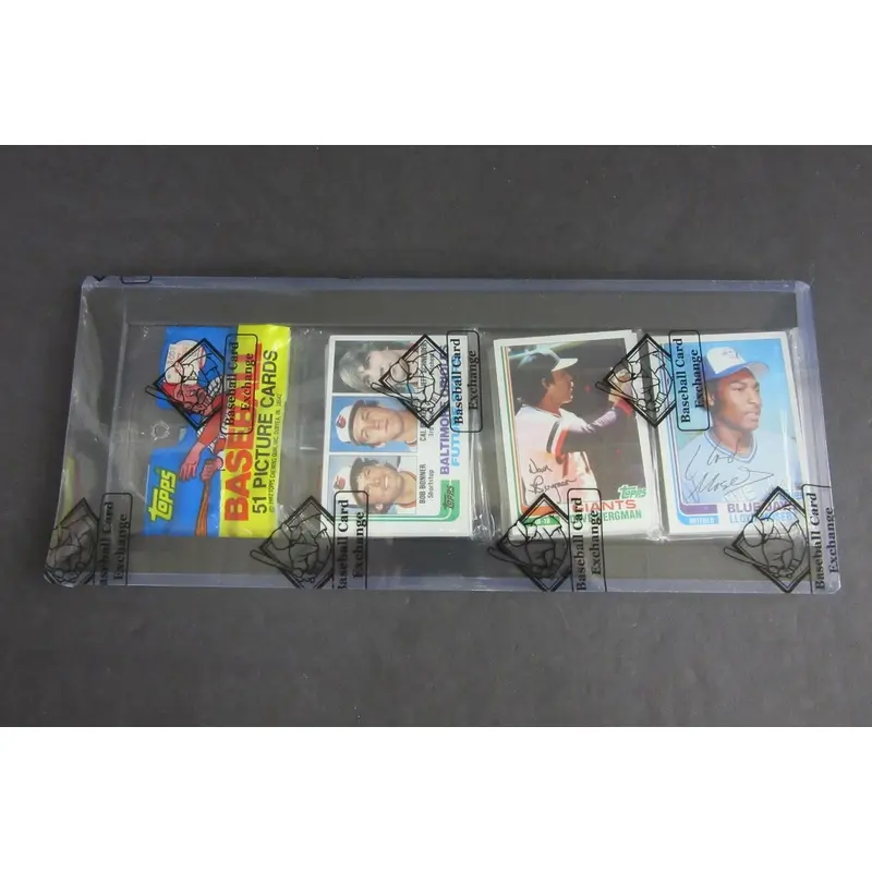 1982 Topps Baseball Rack Pack (BBCE) (Ripken Top #1)