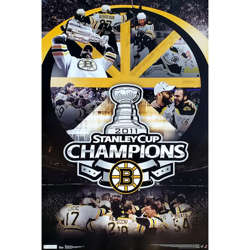 Boston Bruins 2011 Stanley Cup Champions "Celebration" Commemorative Poster - Costacos