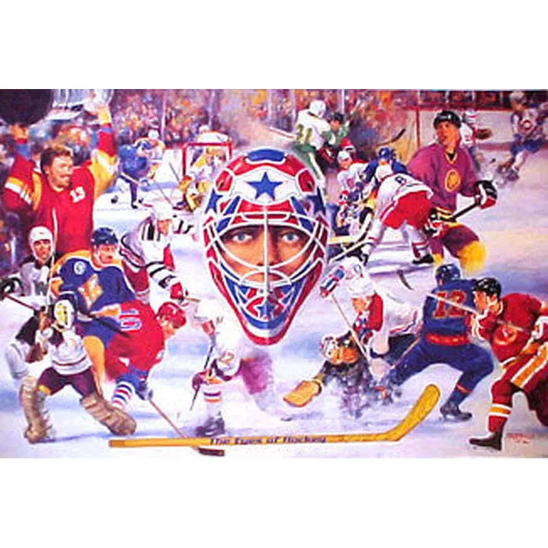 Hockey Art "The Eyes of Hockey" by Clemente Micarelli - Image Source
