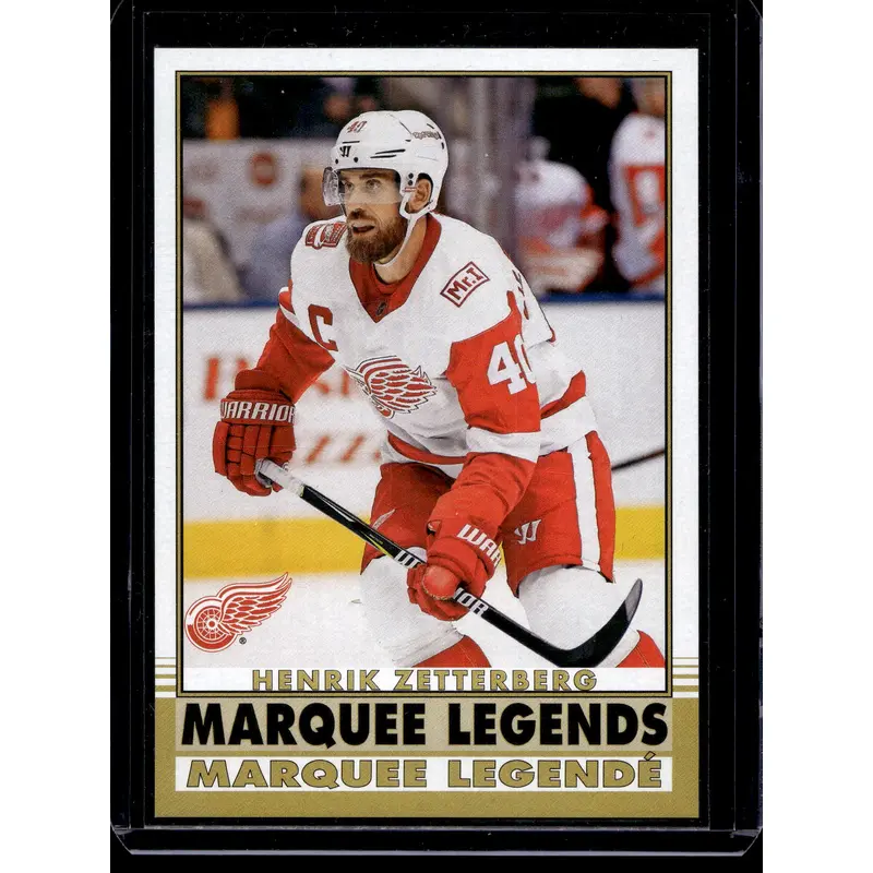 2020-21 O-Pee-Chee - Retro Blank Backs - Marquee Legends - Henrik Zetterberg #535
