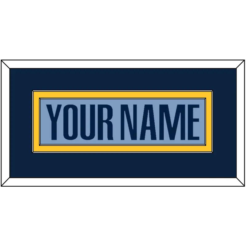 Memphis Name - Alternate Light Blue (2009-2010) - Double Mat 3