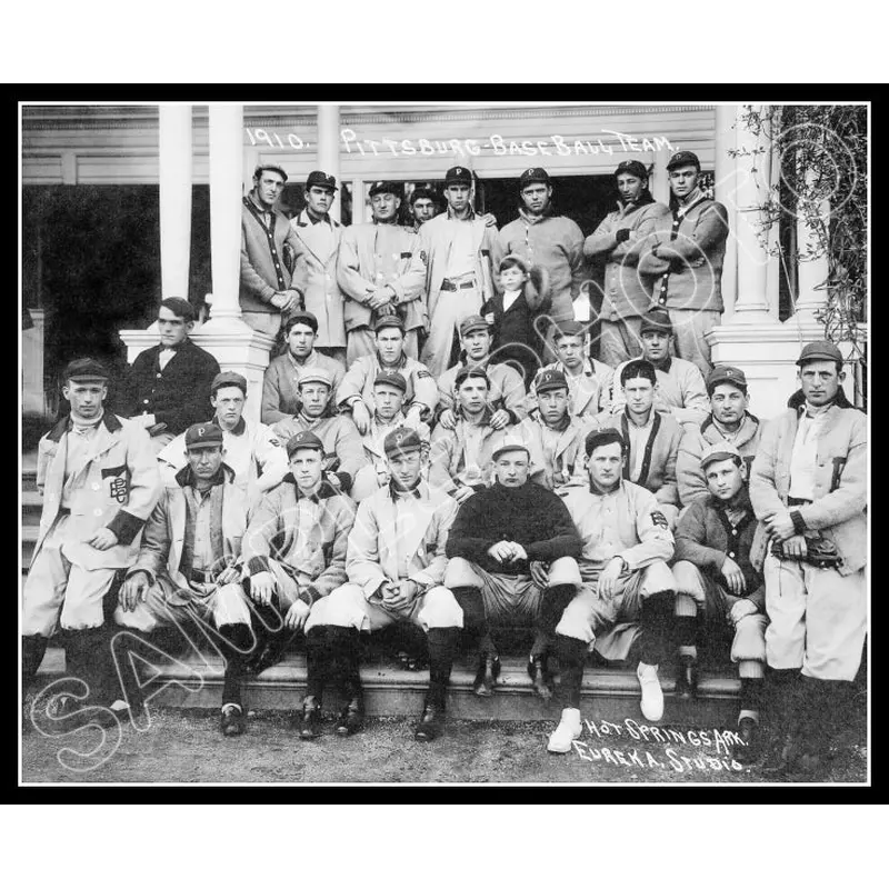 1910 Pittsburgh Pirates 8X10 Photo - Wagner Clarke - 1179