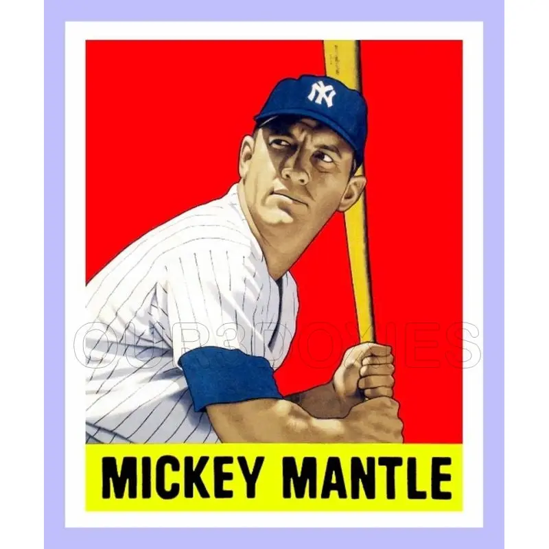Mickey Mantle 1948 Leaf Custom Card - 3952